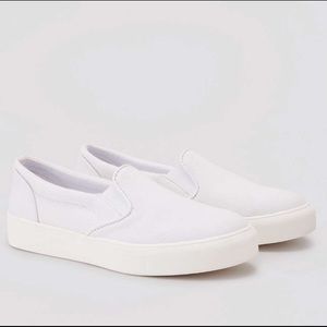LOFT Slip-on Sneaker in White Eyelet